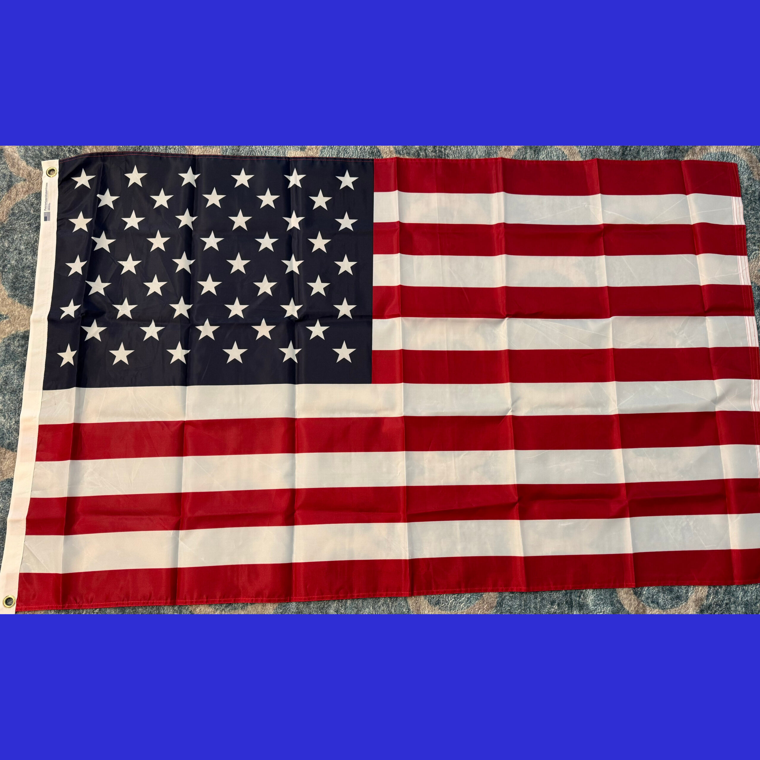 3x5ft, 200d Polyester American Flag Printed with Grommets and reinforcement
