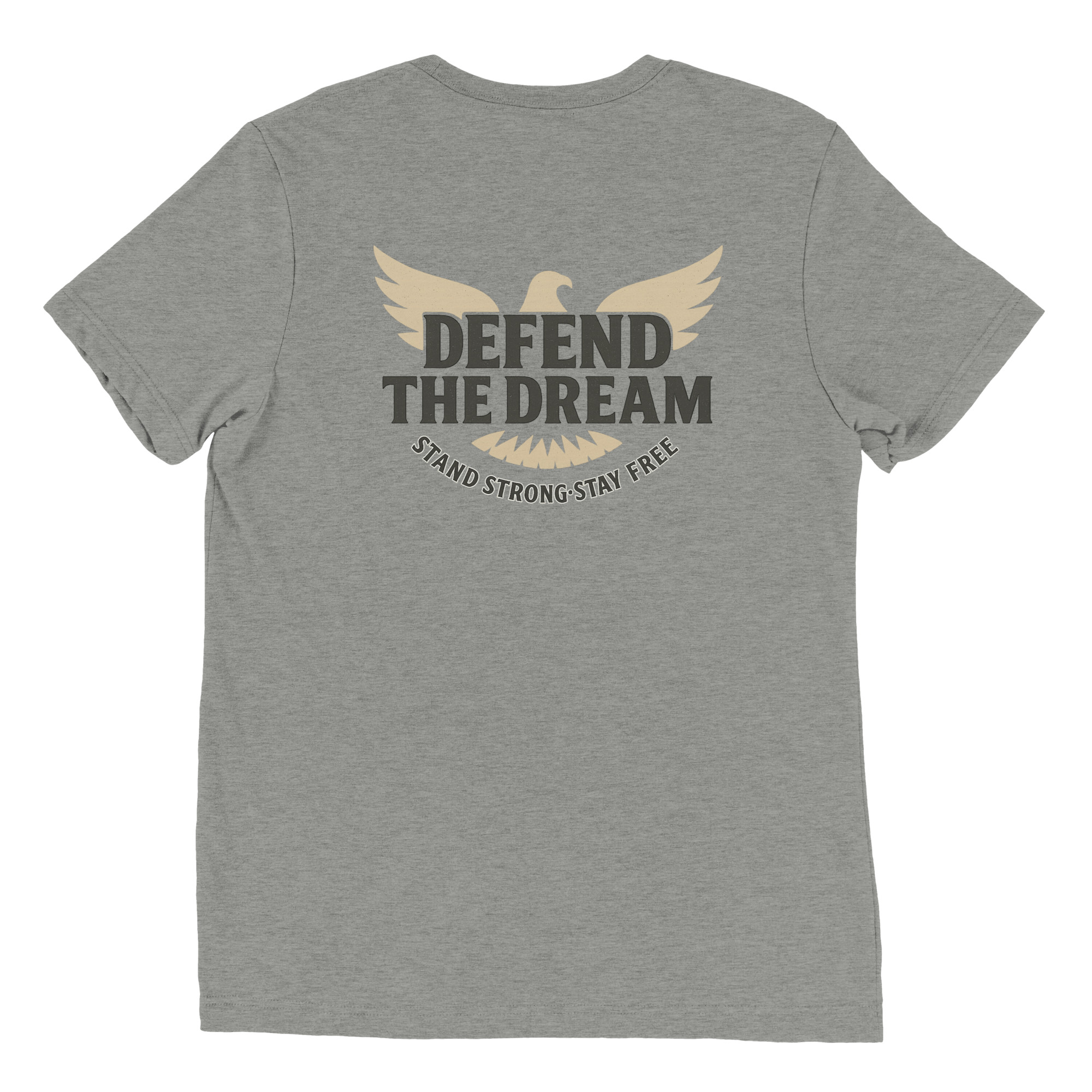 P4A's - Brave&Free - tri-blend Short sleeve t-shirt - Image 6