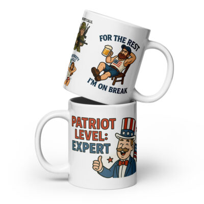 P4A's - Patriotism Expert - White mug