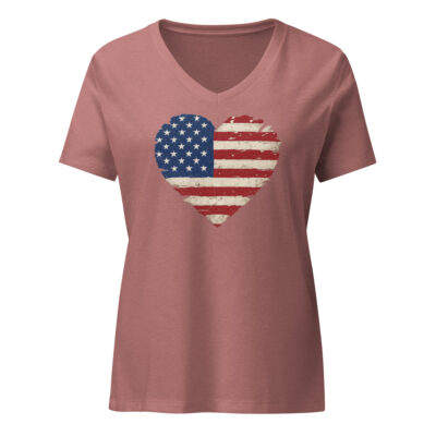 Patriotic Comfort — Women’s V-Neck T-Shirt