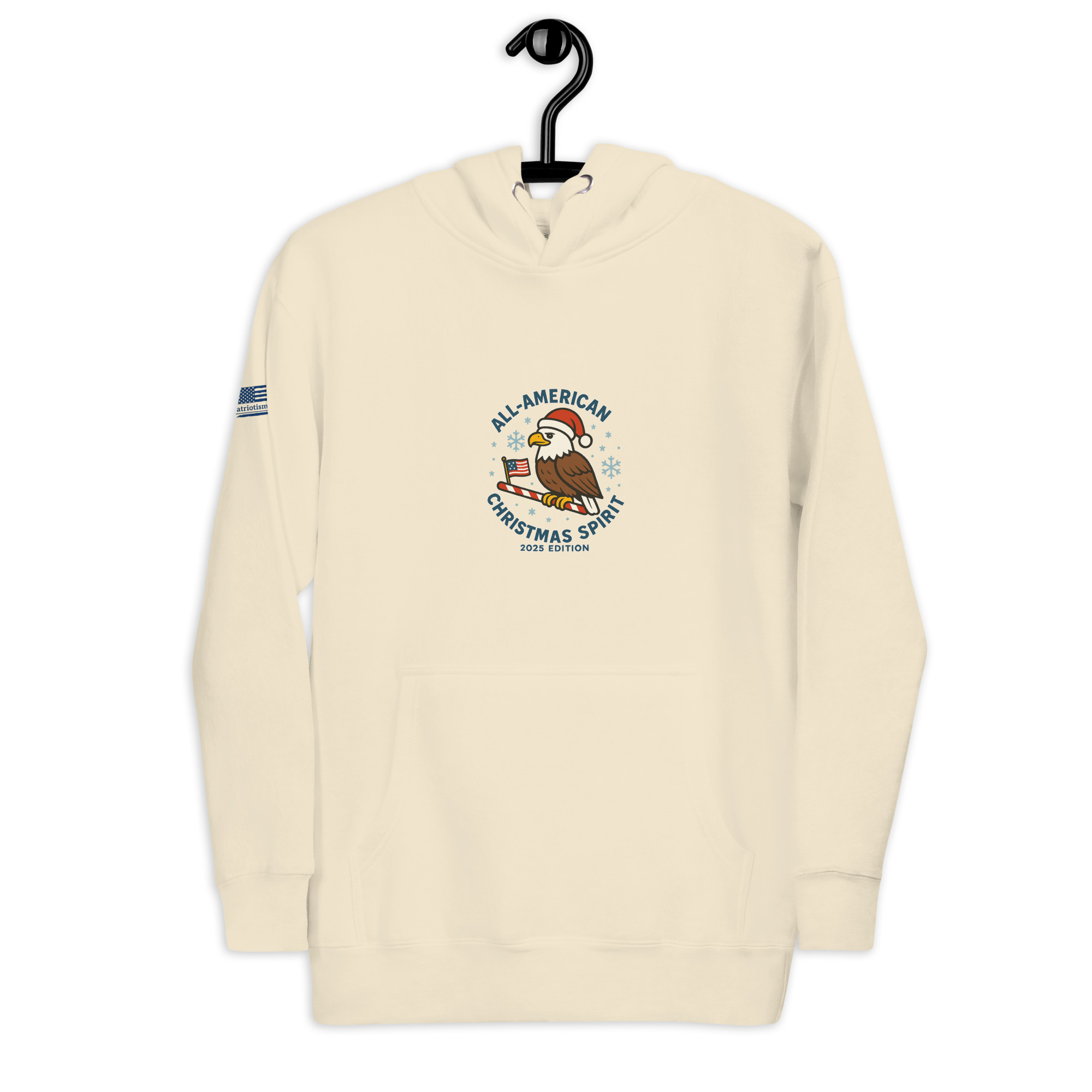 P4A - Patriotic Christmas Hoodie – American Eagle Holiday Hoodie - Image 31
