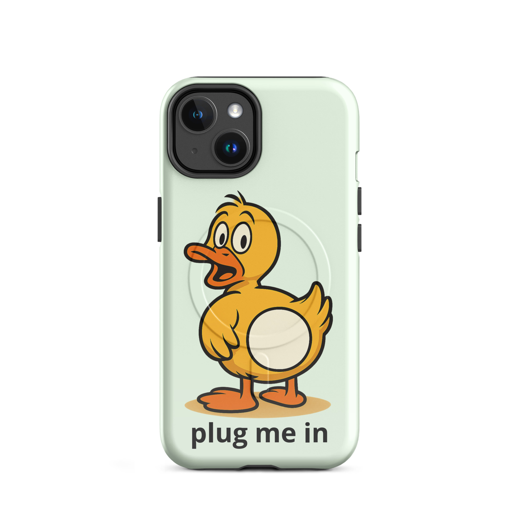 P4A - Duck MagSafe Phone Case – “Plug Me In” Funny Protective iPhone Case - Image 2