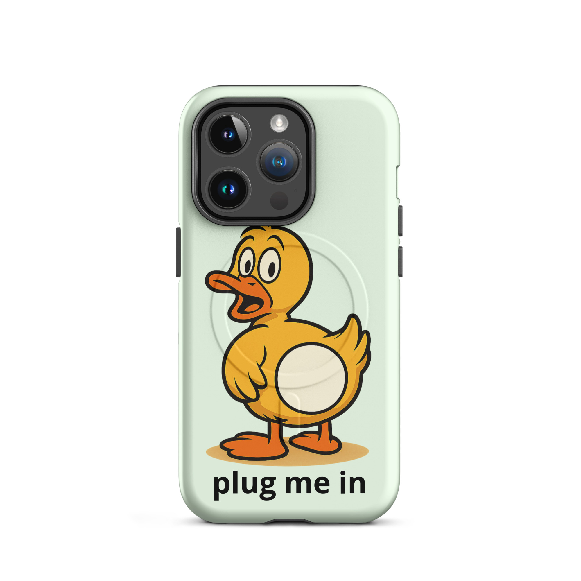 P4A - Duck MagSafe Phone Case – “Plug Me In” Funny Protective iPhone Case - Image 7