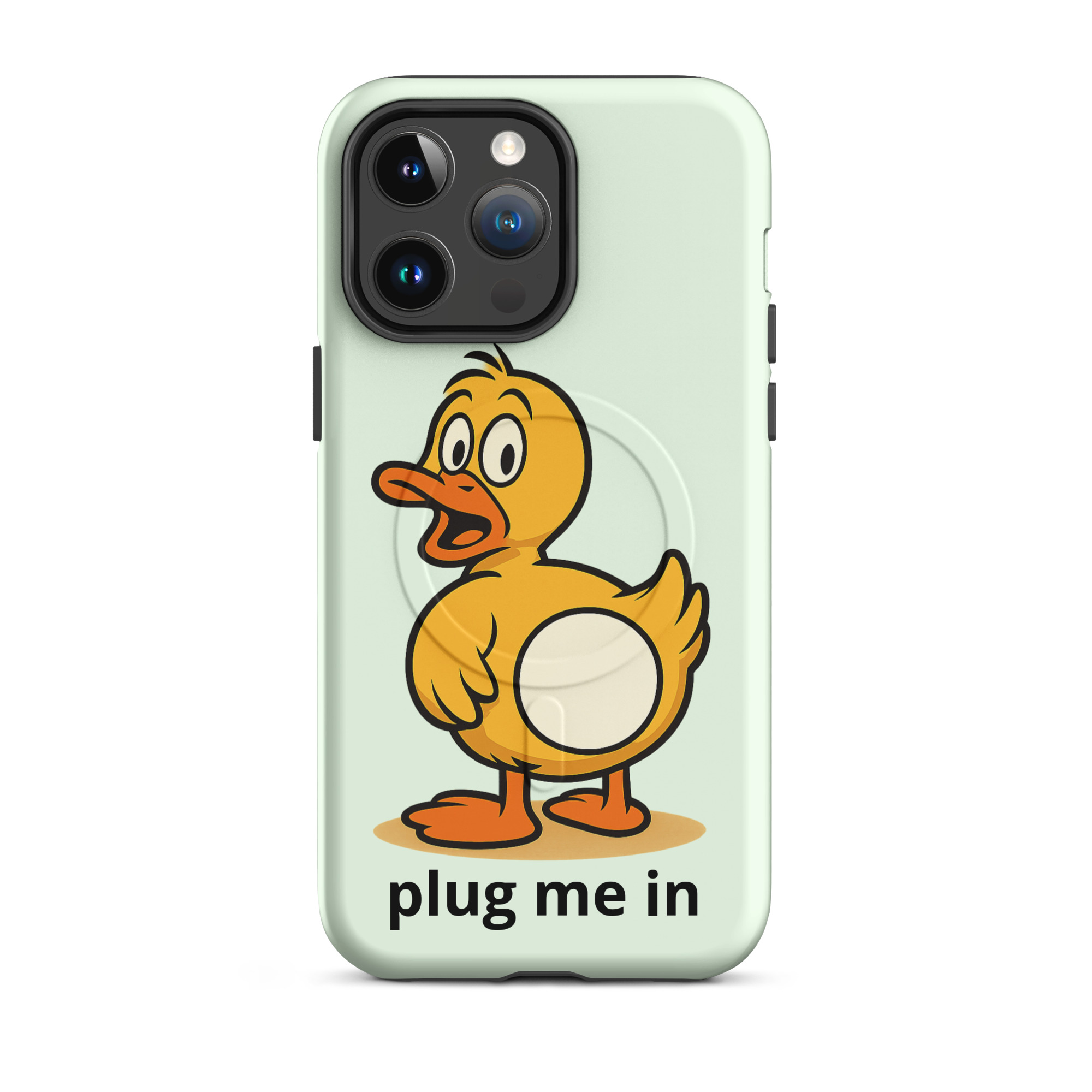 P4A - Duck MagSafe Phone Case – “Plug Me In” Funny Protective iPhone Case - Image 9