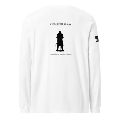 P4A - Patriotic Long Sleeve Shirt – Modern Knight American Crest Tee