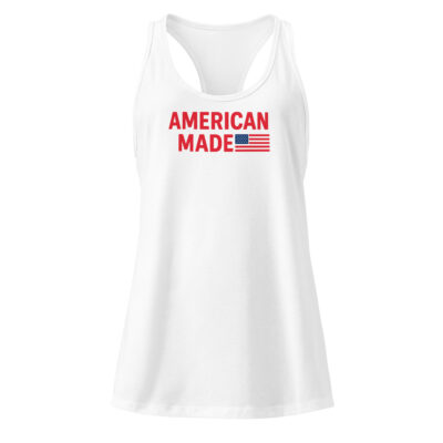 P4A - American Made Tank Top – Red Letter Patriotic Racerback Tank
