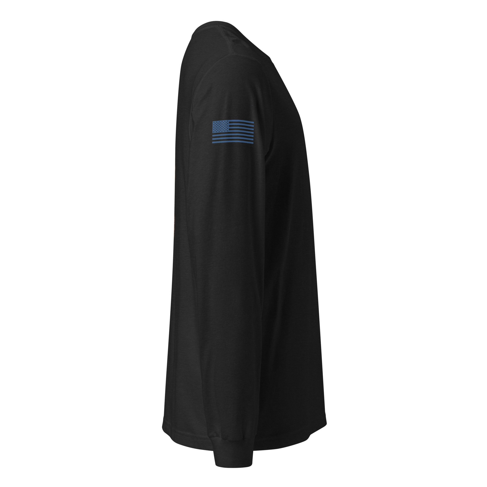 P4A - Earned. Not Given. Standing Guard Since 1776 — Premium Patriotic Long Sleeve T-Shirt - Image 3